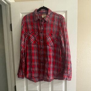 Denim & Supply Ralph Lauren Red Plaid Button Down Shirt